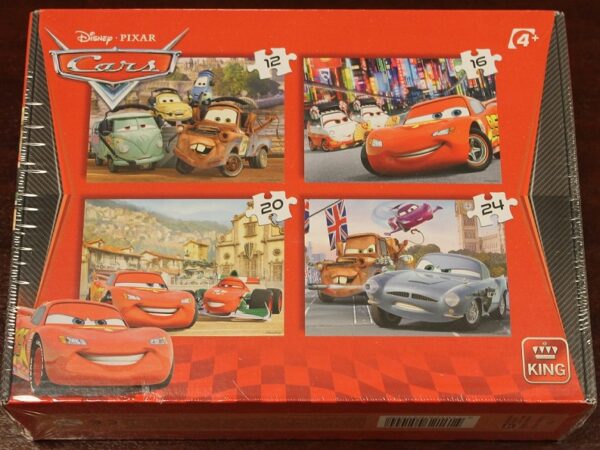 Cars pussel 4-in-1 set.