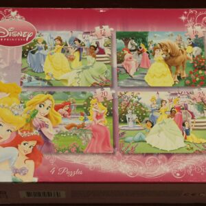 Disney princess pussel 4-in-1 set.