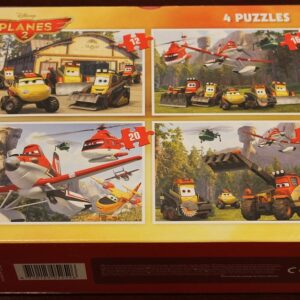 Planes pussel 4-in-1 set.