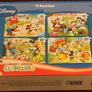 Mickey Mouse pussel 4-in-1 set.