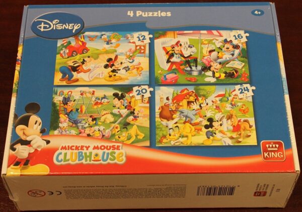 Mickey Mouse pussel 4-in-1 set.