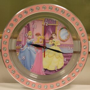 Disney princess vägg klocka